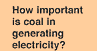 Coal and Electricity